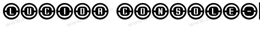 Lucida Console字体转换